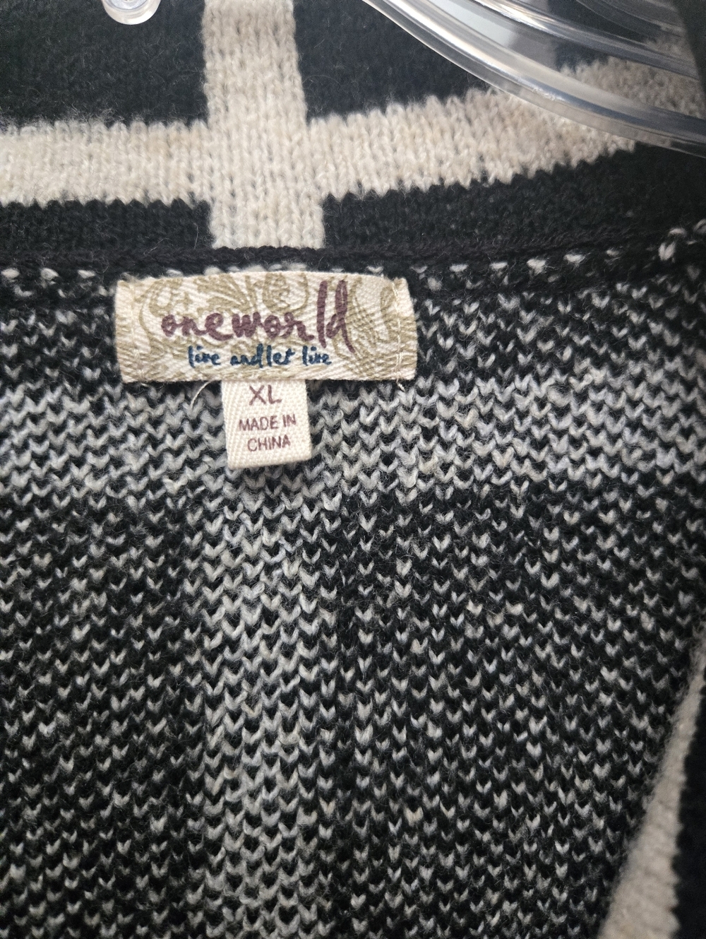 One World Sweater/Jacket - Picture 2 of 4